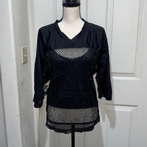 Medalist Sand-Knit Black Mesh Jersey - Picture 1 of 5